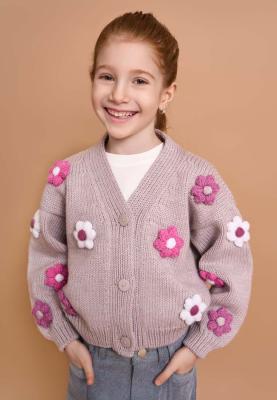 Кардиган с цветами Кардиган с цветами